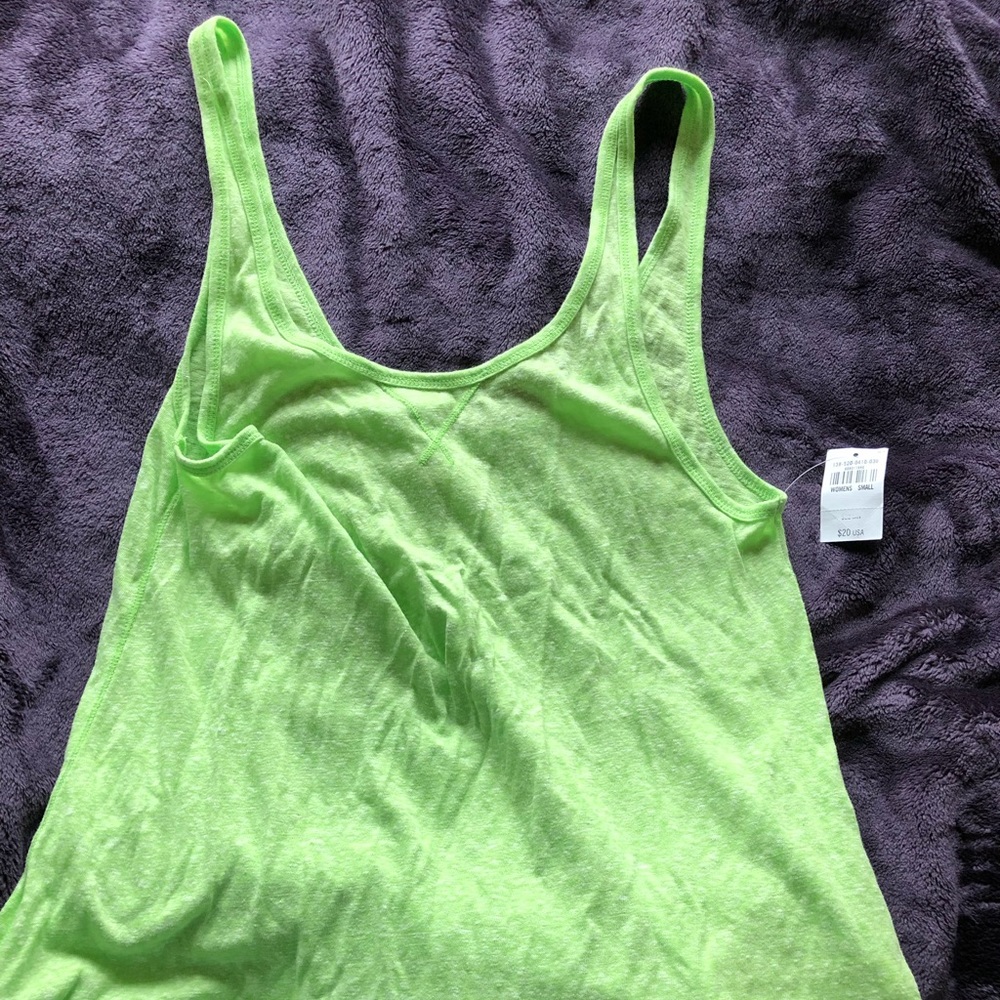 Abercrombie & Fitch Neon Green Tank Top